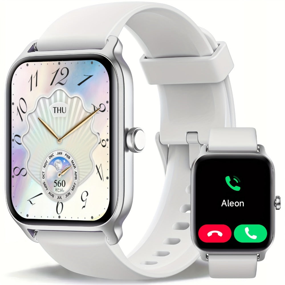 Smartwatch with Built-in Alexa FAWEIO 1.8" HD Touch Screen, Bluetooth Calling, 100+ Sport Modes, Fitness Tracker Heart Rate Sleep Monitor, Compatible with iPhone & Android – Smart Watch for Women Men 14 Colors