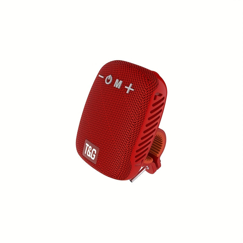 T&G 392 IPX5 Waterproof Cycling Bluetooth Speaker – Compact Outdoor Wireless Speaker with TWS Stereo, FM Radio, TF Card & USB Drive Support, Type-C Charging, Compatible with Phone & Tablet