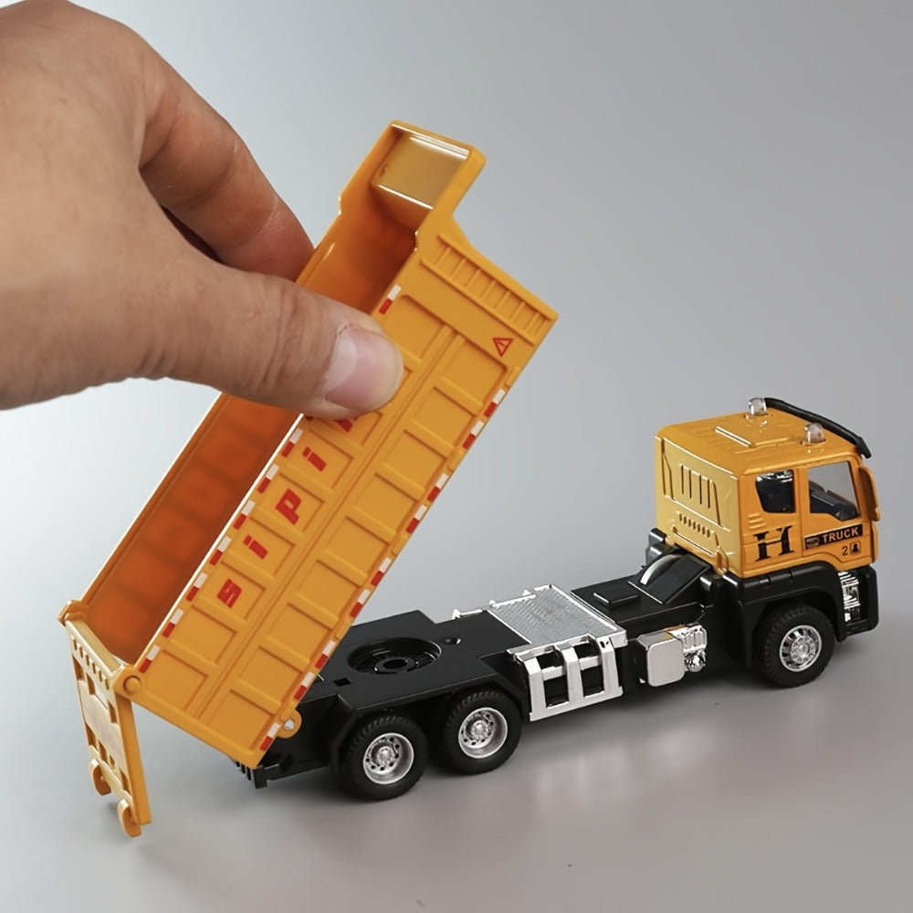 Construction Vehicle Toy Set with Excavator, Mixer, Dump Truck and Crane Options