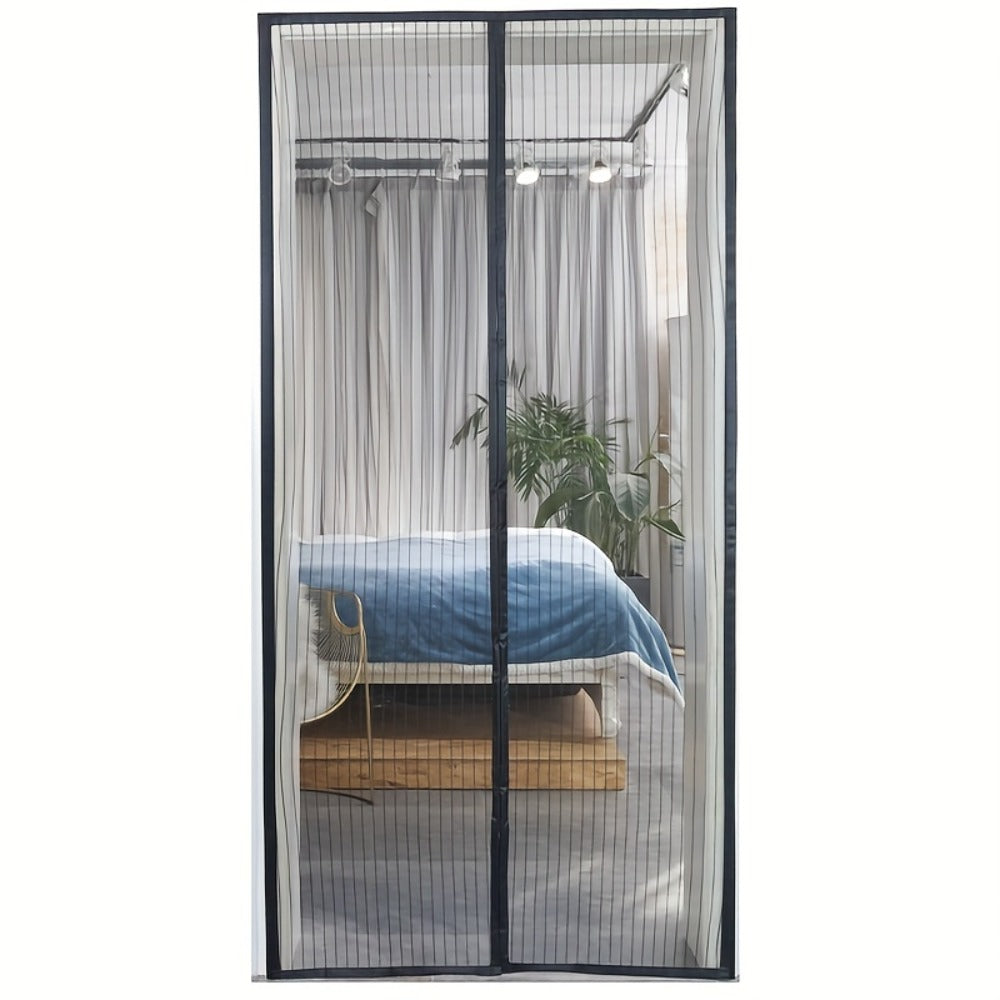 Magnetic Screen Door for Doorways – Heavy Duty Self-Sealing Mesh Door Screen with Magnetic Closure, Hands-Free, Pet & Kid Friendly, Durable Nylon, Fits Most Door Frames, Easy Install