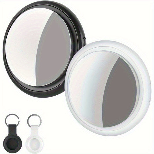 Bluetooth Item Tracker Tags, 2-Pack for Apple Find My on iOS with Silicone Cases
