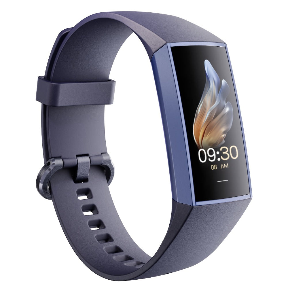 AMOLED Smart Band 1.1" Always-On Display, 14-Day Battery Life, 25 Sport Modes, Heart Rate & Sleep Tracker, 100+ Watch Faces, Ultra-Thin Fitness Watch, Weather & Music Control – For Men & Women