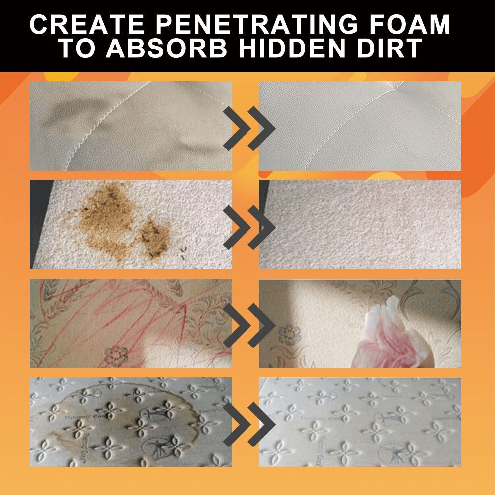 Upholstery Cleaner Spray Multi-Fabric Stain Remover 6.76oz Spot Cleaner for Couch Sofa Rug Carpet Clothes Car Seat Mattress Laundry Multi-Purpose Fabric Cleaner for Home and Car 1 2 3 4 5 Pack