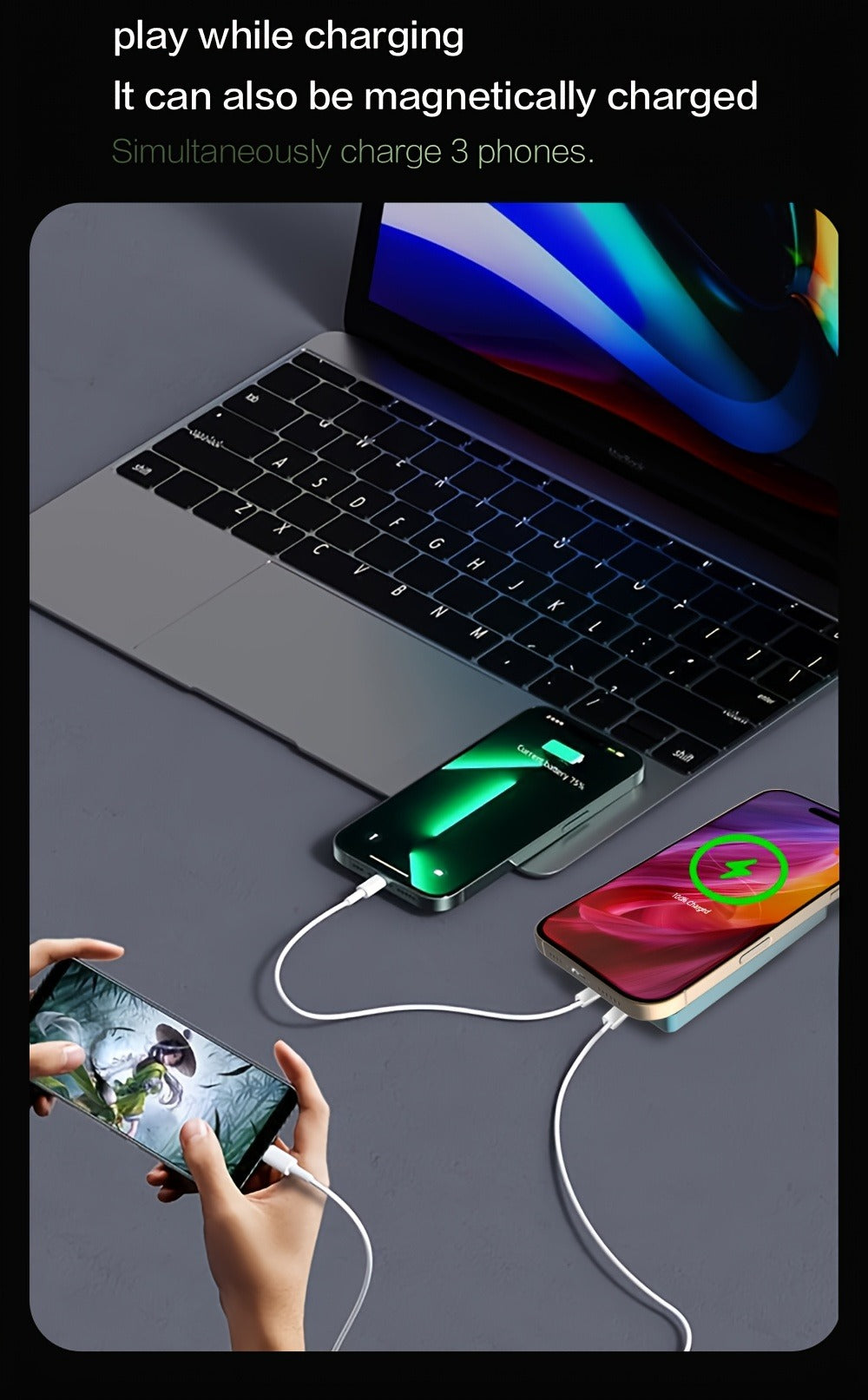 35W USB-C PD Magnetic Power Bank 10000mAh MagSafe Compatible, 30W QC 3.0 Wireless Fast Charging Portable Charger with PPS Support for iPhone 17 16 15 14 13 12 Android Samsung Galaxy