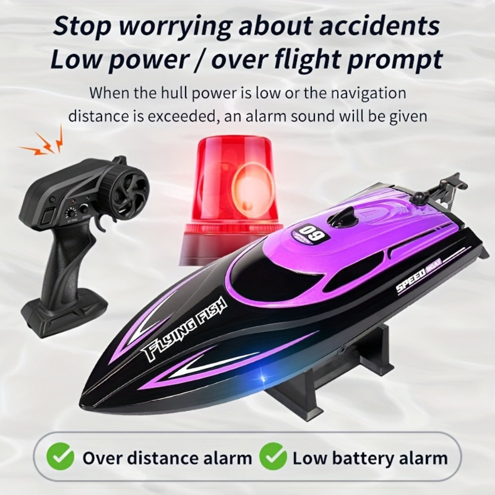 25 km/h RC Speedboat with Self-Righting and Night Light