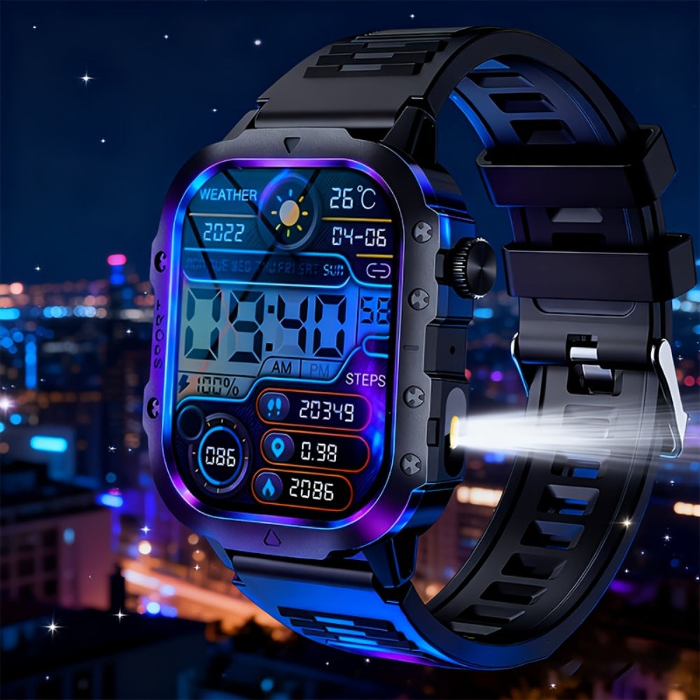 Multifunctional Smartwatch 100+ Sport Modes, Fitness Tracker & Step Counter Pedometer, Heart Rate SpO2 Sleep Monitor, Smart Notifications, Outdoor Activity Watch – Compatible with Android & iPhone, Gift for Men & Women