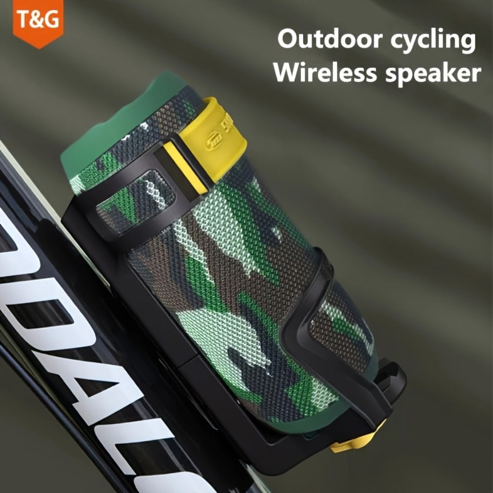 TG227 Portable Bluetooth Speaker with LED Breathing Light, TWS Stereo Sound, USB-C Rechargeable, Wireless Speaker for Outdoor Camping, Hiking, Gatherings