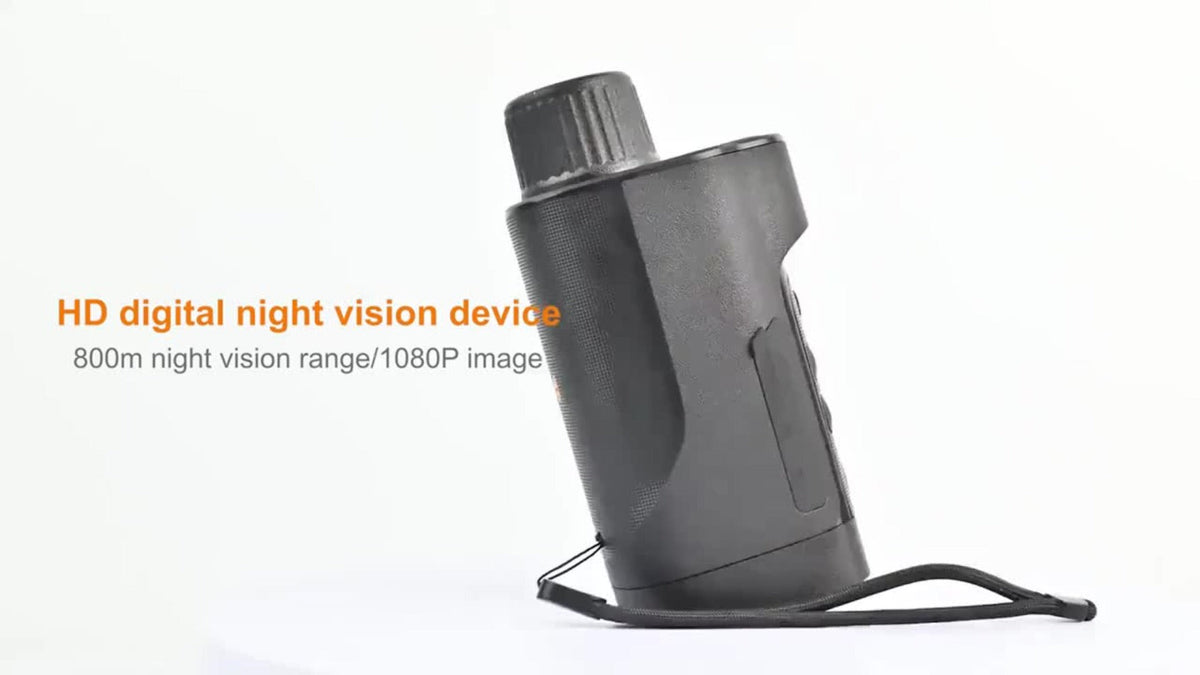 Night Vision Monocular 1080P HD 5W IR 2600FT Range 10X Digital Zoom 2-Inch Screen Handheld Night Vision Scope for Hunting Camping Wildlife Observation Home Security Gift for Men