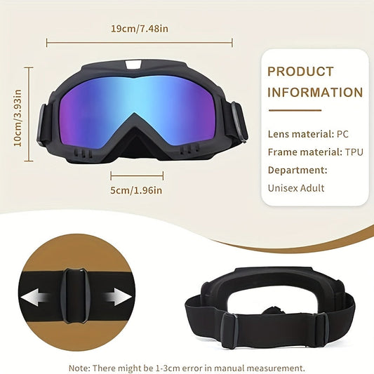 Ski Goggles 2-Pack with TPU Frames, Adjustable Straps and Three Lens Combination Options