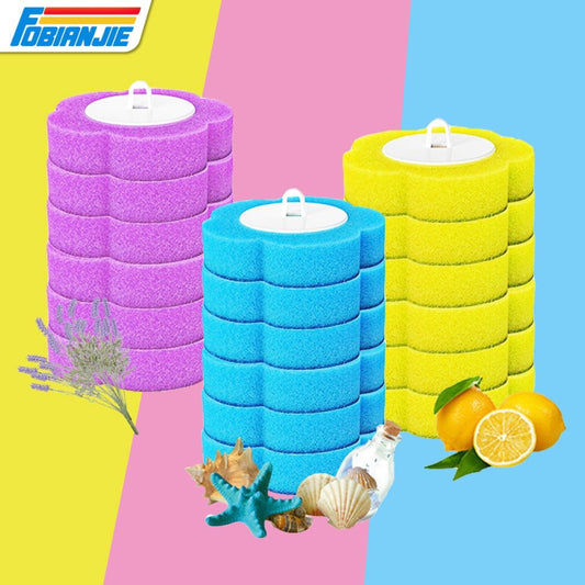 Disposable Toilet Brush Head Refills, 54-Pack, with Separate Brush Options