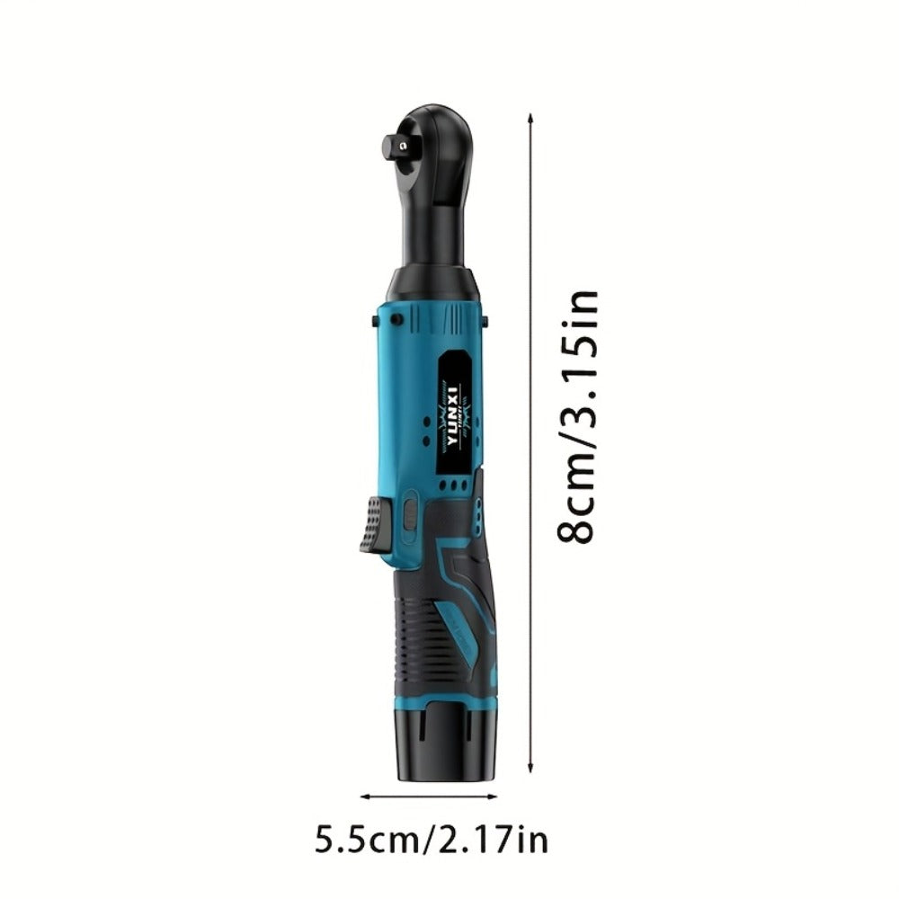 12V Brushless Electric Ratchet Wrench Set with Battery & Quick Charger – Wireless Car Repair Tool Kit for Home & Auto, Holiday Gift for Men