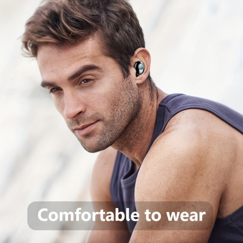 Anime Design Wireless Earbuds with Digital Display, Bluetooth 5.4 HiFi HD Stereo Noise Cancelling, USB-C Charging, App & Volume Control, Mirror Fashion Look, Comfortable Fit for Adults, Gift Idea