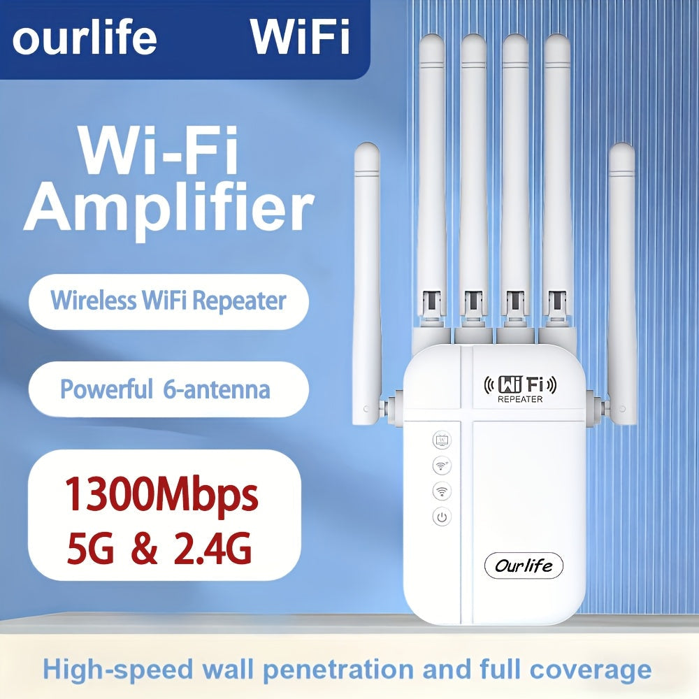 9000 Sq Ft WiFi Extender Signal Booster 2026 Upgraded, 1-Tap Setup Dual Band WiFi Repeater for Garage Basement Yard, Alexa & Ring Camera Compatible, Multiple Colors, Long Range Whole Home Coverage