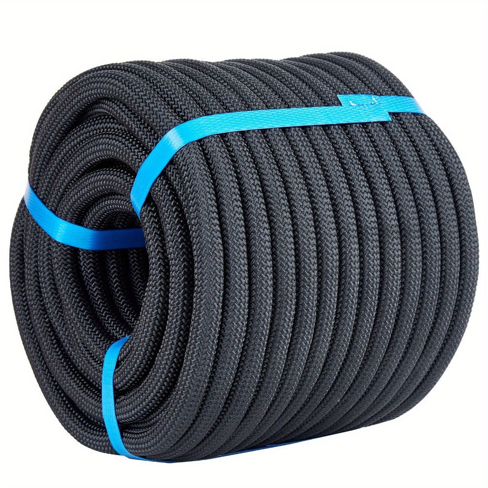 Double Braided Nylon Rope 1/2 Inch Heavy Duty Polyester – 100ft 150ft 200ft Multi-Color for Anchoring Towing Cargo Sailing Dock Lines & Outdoor Use