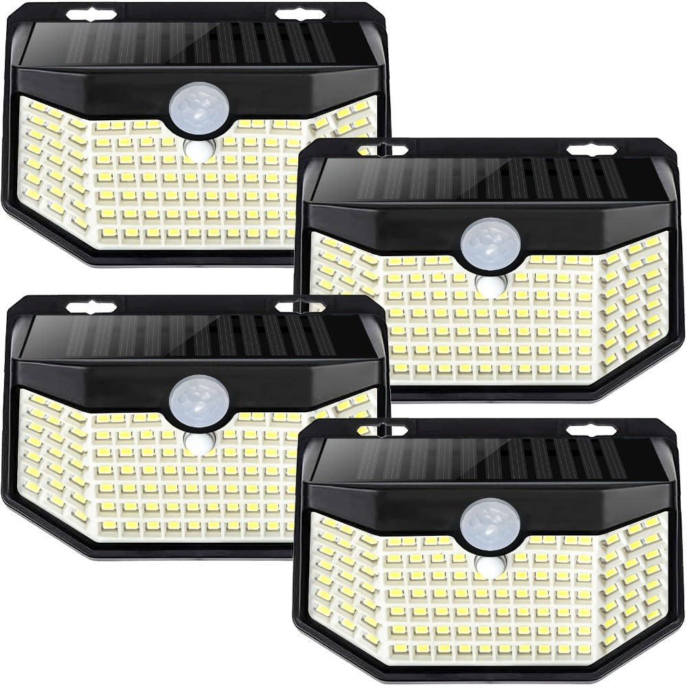 Solar Step Lights Outdoor 120 LED Motion Sensor – 270° Wide Angle IP65 Waterproof Wall Light with 3 Modes | 18-Hour Solar Powered Stair Light for Pathway, Fence, Garage & Deck | 4/6/8 Pack