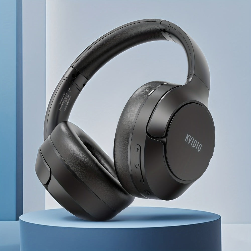 70H Hybrid ANC Over-Ear Headphones Wireless with Mic – Dual Device Connection 40mm Hi-Res Deep Bass Foldable Lightweight Type-C for Home Office Travel Black