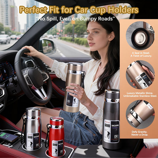 Insulated Water Bottle, 1000ml 316 Stainless Steel with Wide Mouth