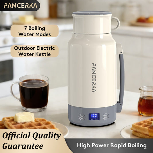 Portable Electric Kettle, 1L, 400W, 304 Stainless Steel with Boil and Warm Modes