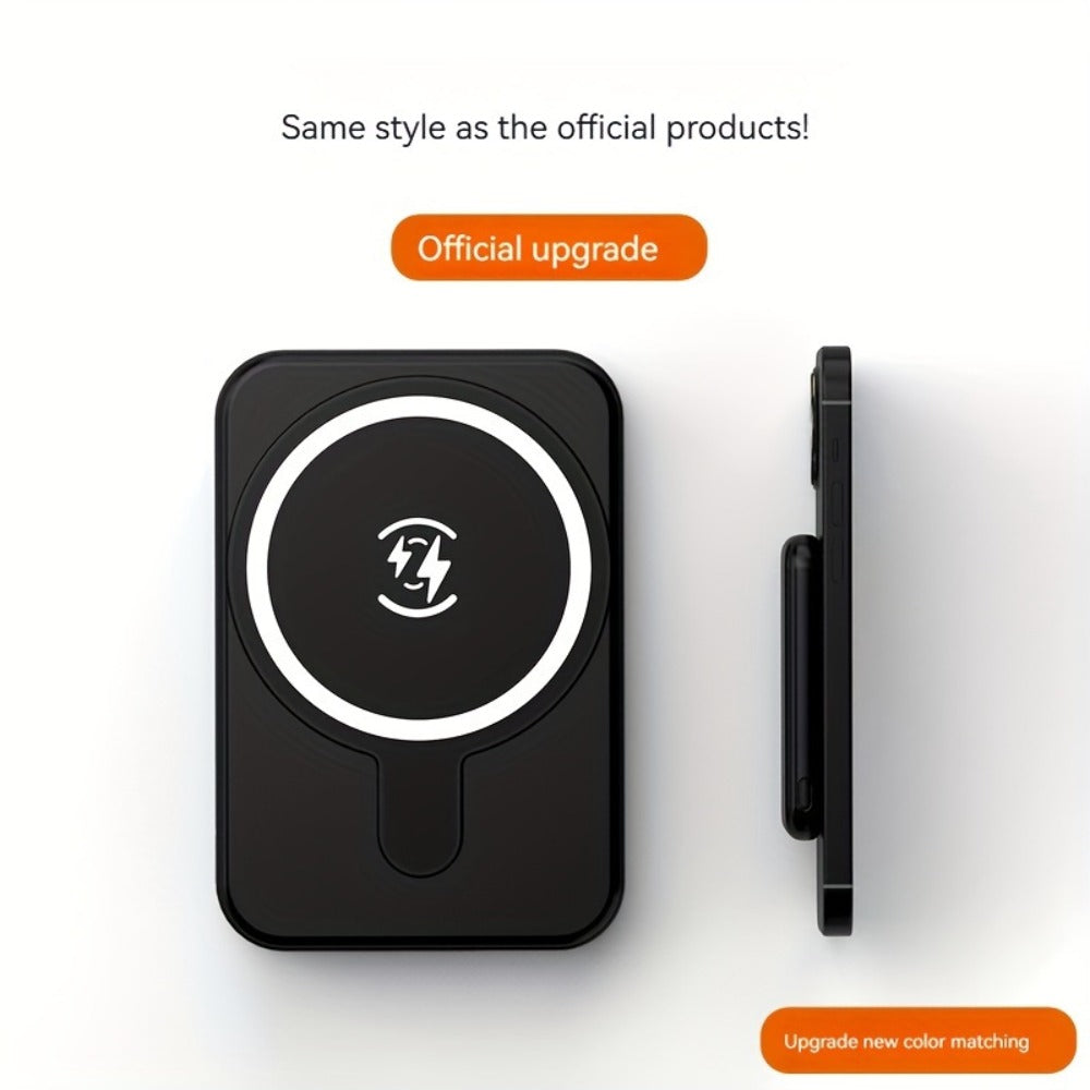 Ultra-Thin MagSafe Compatible Power Bank 12900mAh – Magnetic Wireless Portable Charger, 20W Wired Fast Charging Battery Pack with USB-C Cable for iPhone 17 16 15 14 13 12 Samsung Android
