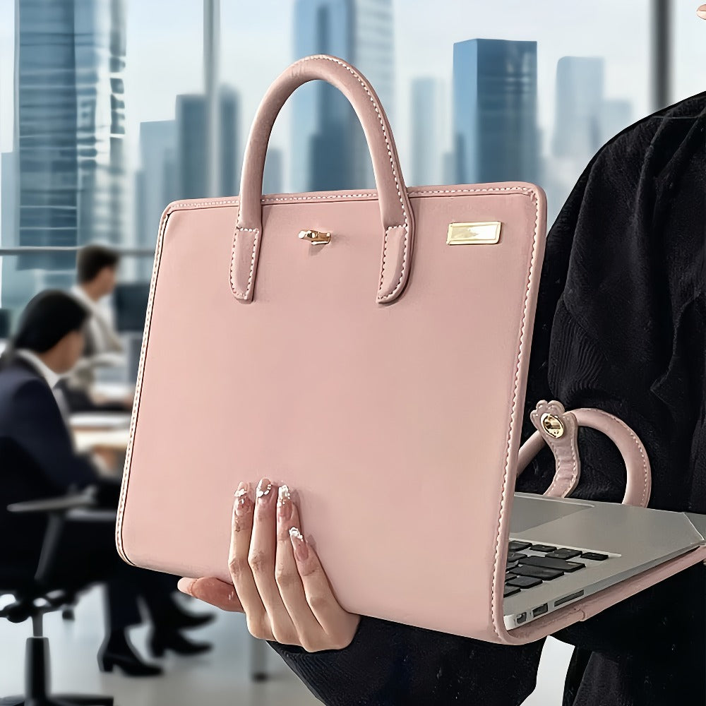 Laptop Sleeve Bag 13 14 15.6 16 Inch Protective Case with Carrying Strap Inner Liner Pouch Compatible MacBook HP Dell Lenovo Multi-Color Portable Shoulder Handbag Travel Briefcase for Women Men
