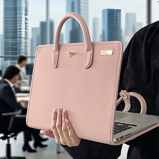Laptop Sleeve Bag 13 14 15.6 16 Inch Protective Case with Carrying Strap Inner Liner Pouch Compatible MacBook HP Dell Lenovo Multi-Color Portable Shoulder Handbag Travel Briefcase for Women Men