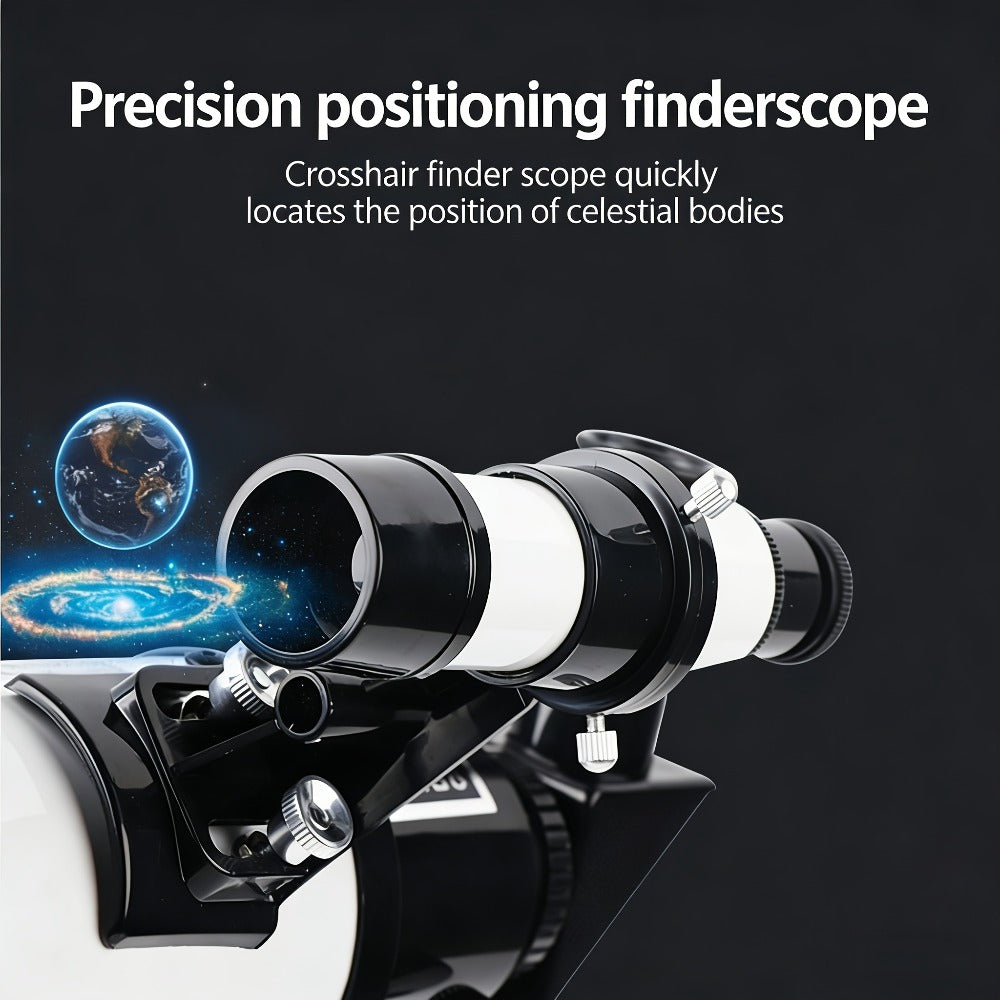 Astronomical Telescope 150x Magnification 70mm Aperture with Tripod Phone Adapter for Moon Star Night Sky Viewing Outdoor Nature Observation Portable Educational STEM Gift for Kids Adults Space Science