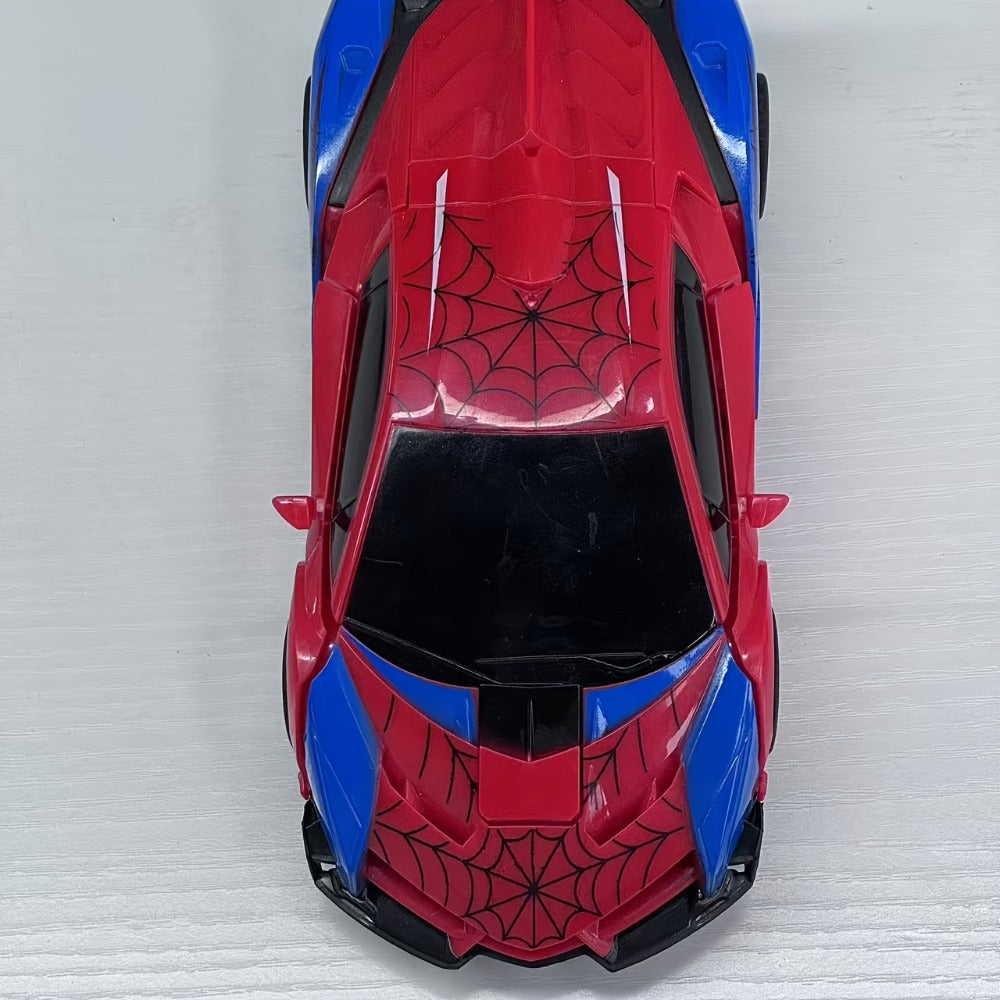 Transforming Robot RC Car, 1:18 Scale, One-Button Transform, LED Lights