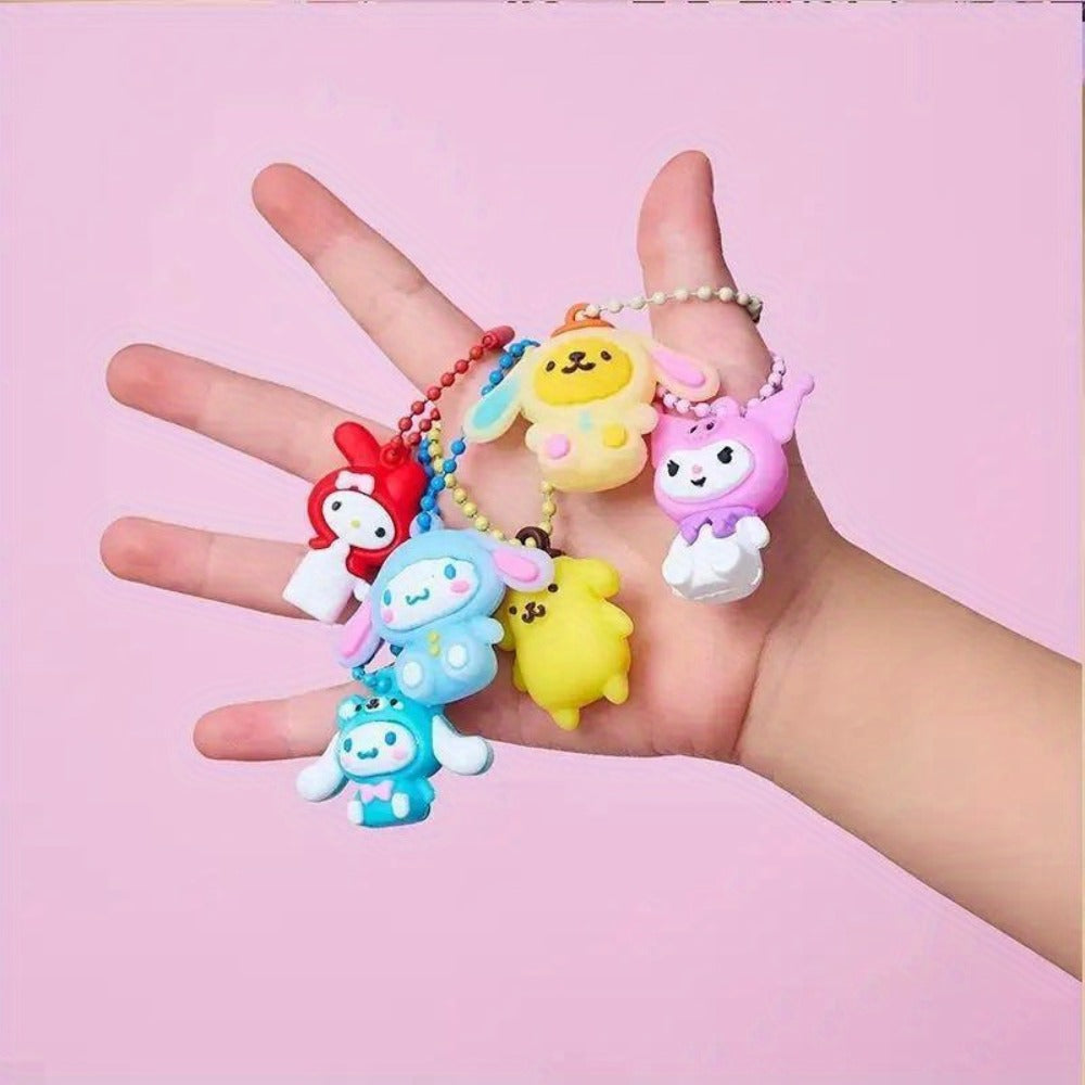 40pcs Kawaii Blind Box Mini Figures & Pendants – Sanrio Mystery Surprise Dolls Set, Party Favors Goodie Bag Fillers Classroom Rewards Gift for Kids Girls Birthday Christmas Easter Stocking Stuffer