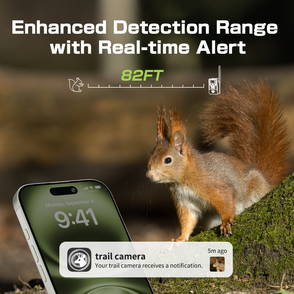 4G Cellular Trail Camera 2K No WiFi Required with Phone App Remote View – Wireless Game Camera for Deer Hunting, Wildlife Scouting, Livestock Monitoring & Rural Property Security