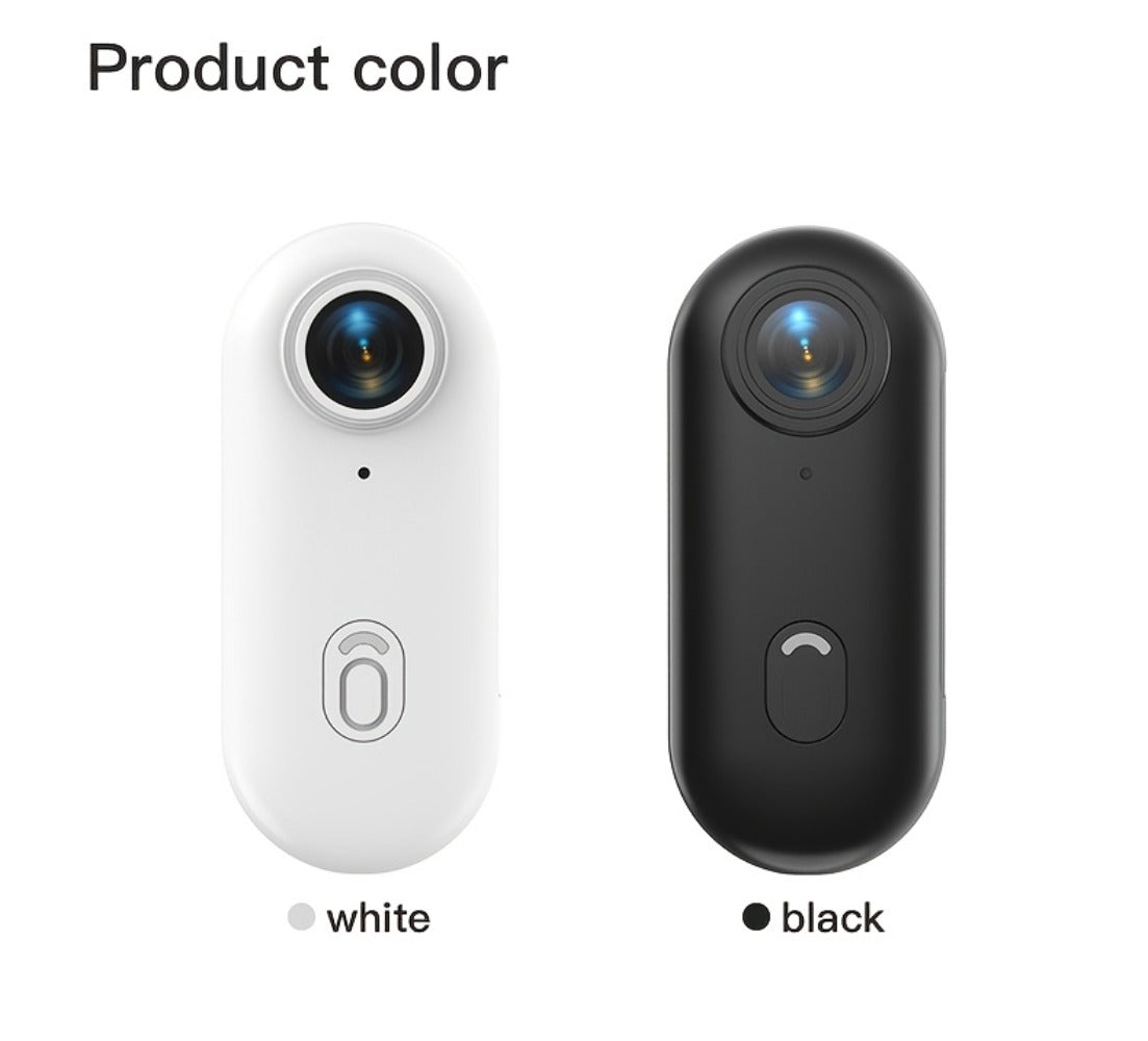 Thumb Action Camera 4K 1080P Mini Sports Camera, Auto Exposure, 800mAh Rechargeable Battery, TF Card Compatible, Compact Wearable Cam for Cycling Hiking Vlogging Outdoor Sports