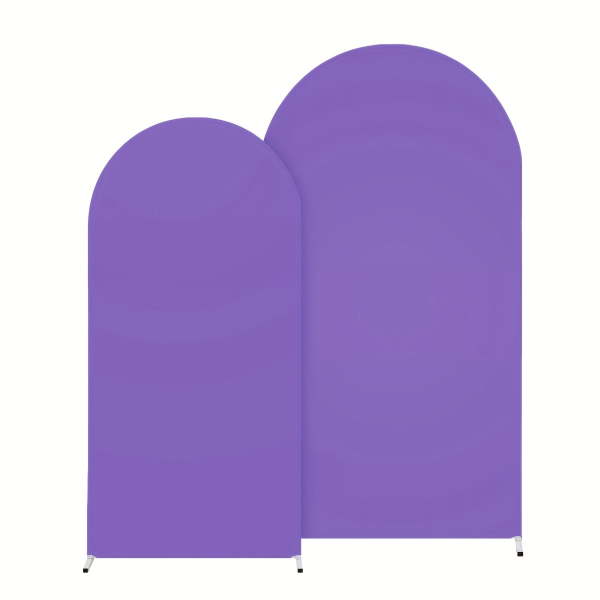 Spandex Arch Backdrop 2 Pack 6Ft x 6.6Ft Wrinkle-Free Stretch Photography Background with Bottom Zipper, Polyester Arched Cover Photo Prop for Wedding, Party, Gender Reveal & Birthday Decoration