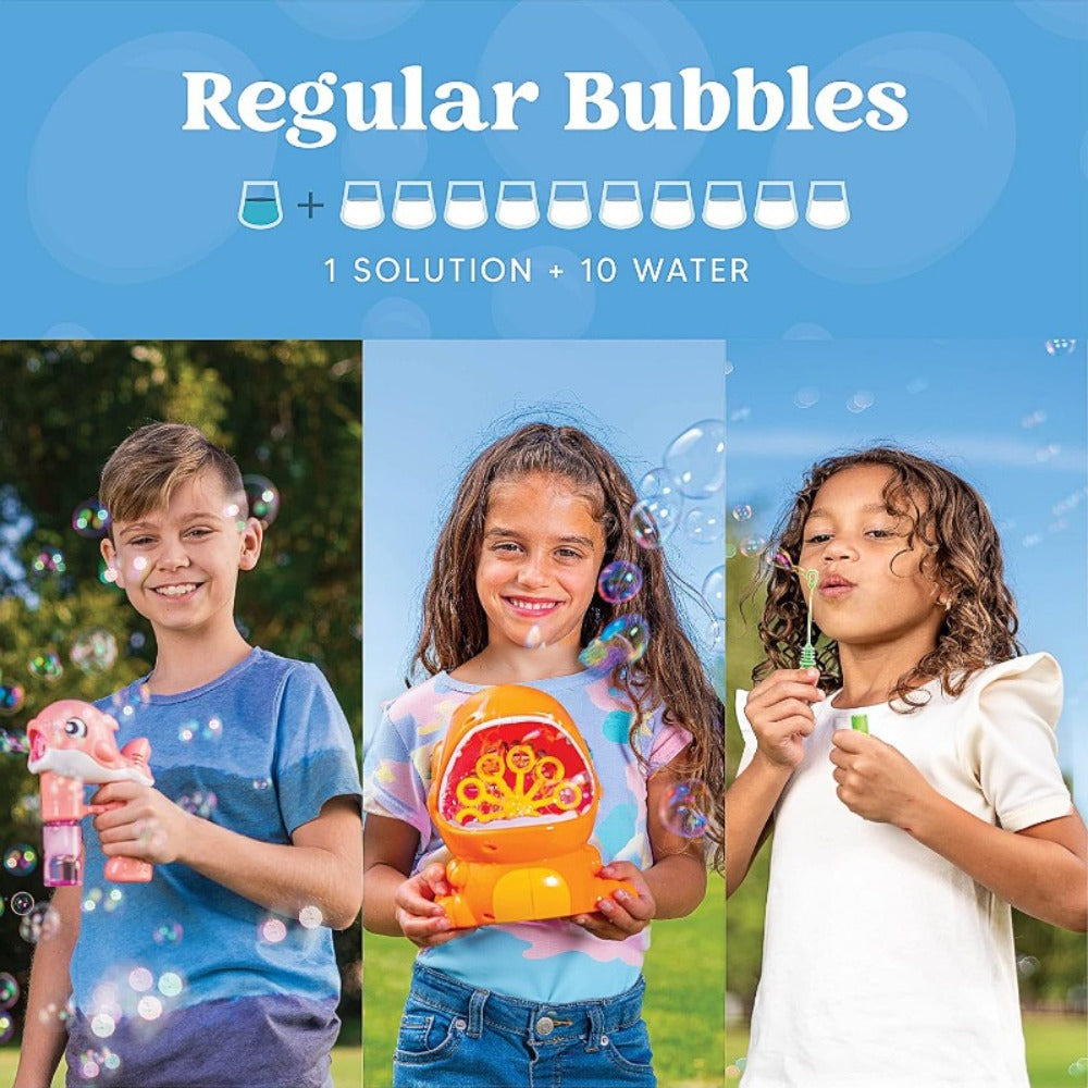 32oz Bubble Solution Refill Concentrate – Makes 2.5 Gallons, Compatible with Bubble Machines, Wands & Blowers, Non-Toxic Kids Outdoor Party Toy, Perfect for Birthdays, Weddings & Summer Fun