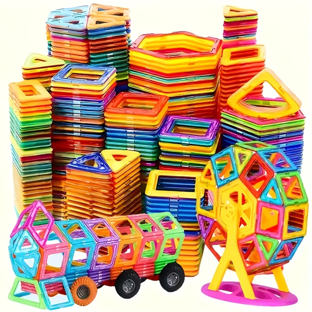 67-Piece Large Magnetic Tile Building Set