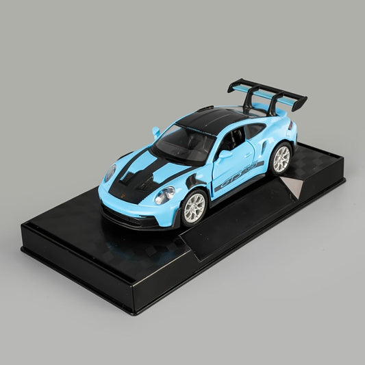 Porsche 911 Die-Cast Model Car, Zinc Alloy Display Collectible in Four Colors
