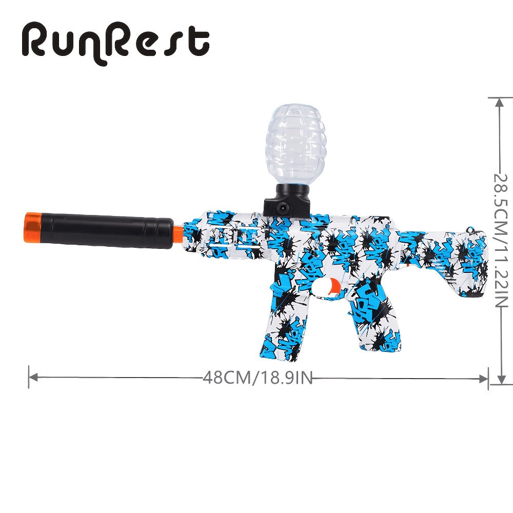 Electric Fully Automatic Shooting Toy Gun with Long Battery Life – Rechargeable Indoor Outdoor Team Collaboration Game Toy for Kids Boys Teens, Halloween Christmas Birthday Party Gift
