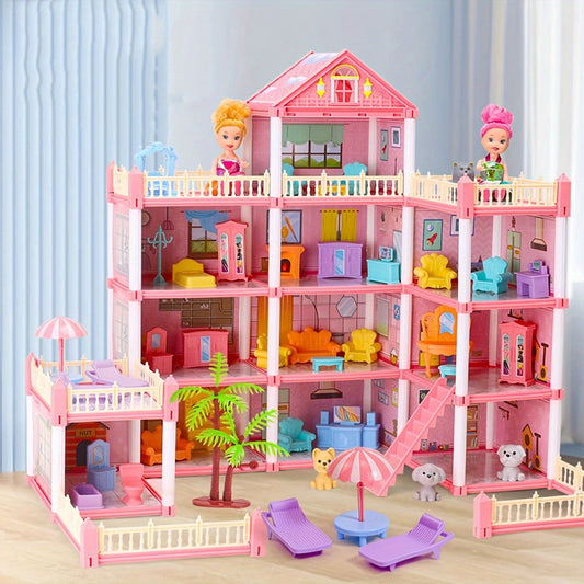 Princess Dollhouse Castle Playset with 14 to 27 Room Options