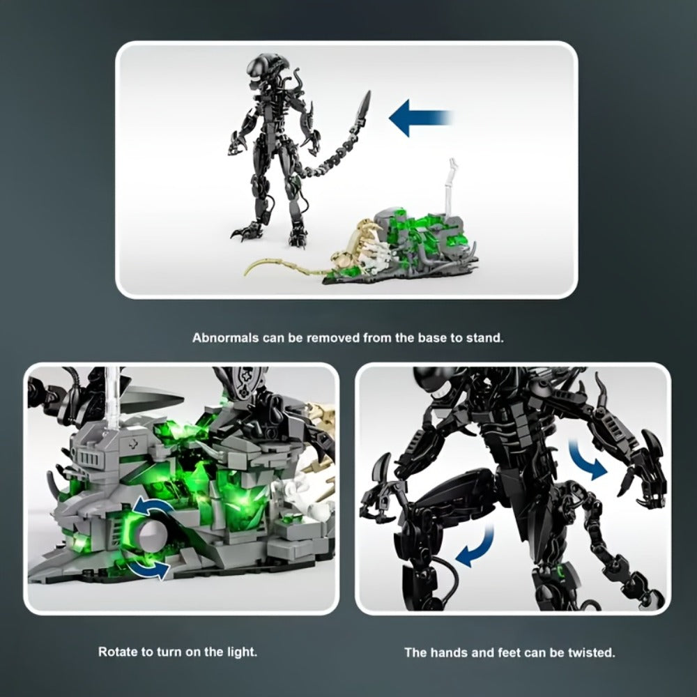 958-Piece Alien Beast Building Block Model Kit