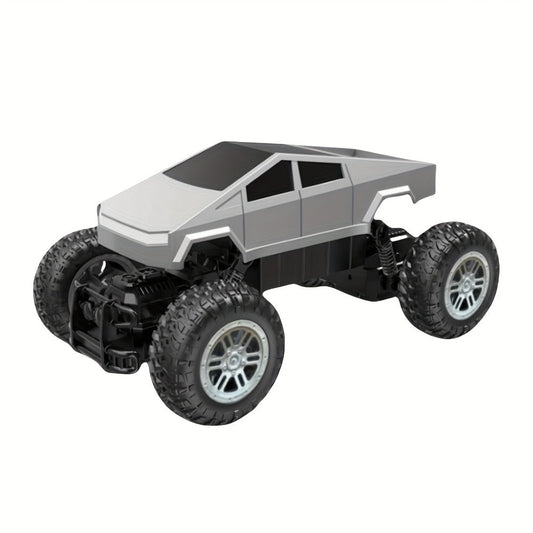 1:16 RC Monster Truck, 4WD Off-Road Pickup with LED Lights and 45° Climbing