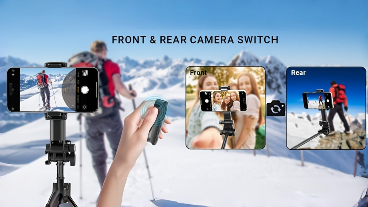 Bluetooth Scrolling Remote Control for TikTok, Page Turner for Kindle App & E-Books, Camera Shutter Clicker – Wireless Phone Remote for iPhone, Android & iPad Video, Reading & Selfies