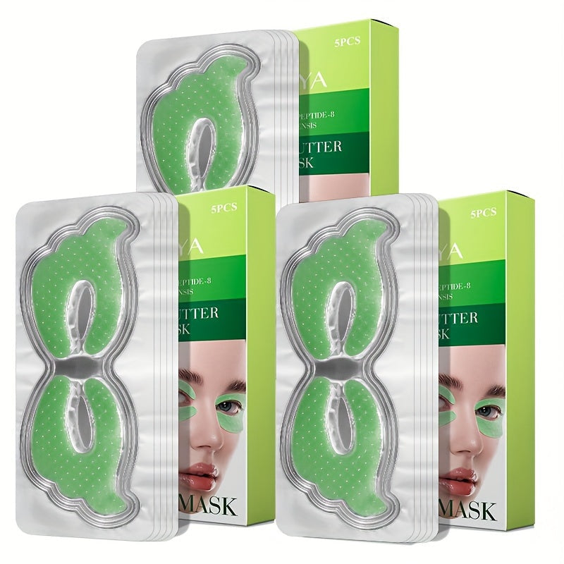 Collagen Eye Mask with Shea Butter & Avocado Oil - Hydrating Under Eye Patches for Dark Circles, Puffiness & Fine Lines, Deep Firming Eye Care 3 Boxes