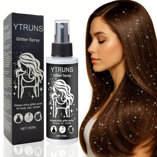 Body Shimmer Spray with Star-Shaped Glitter, 100ml for Sparkling Looks