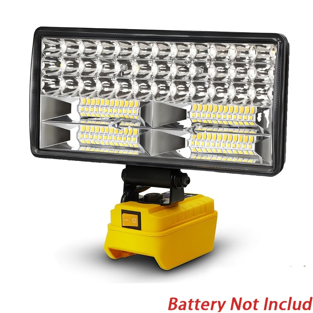 Cordless LED Work Light for DeWalt 20V Battery – 30W/90W 1800/5400 Lumen LED Floodlight | Battery Powered Work Light for Automotive Repair, Construction Site & Emergency Lighting | Battery Not Included