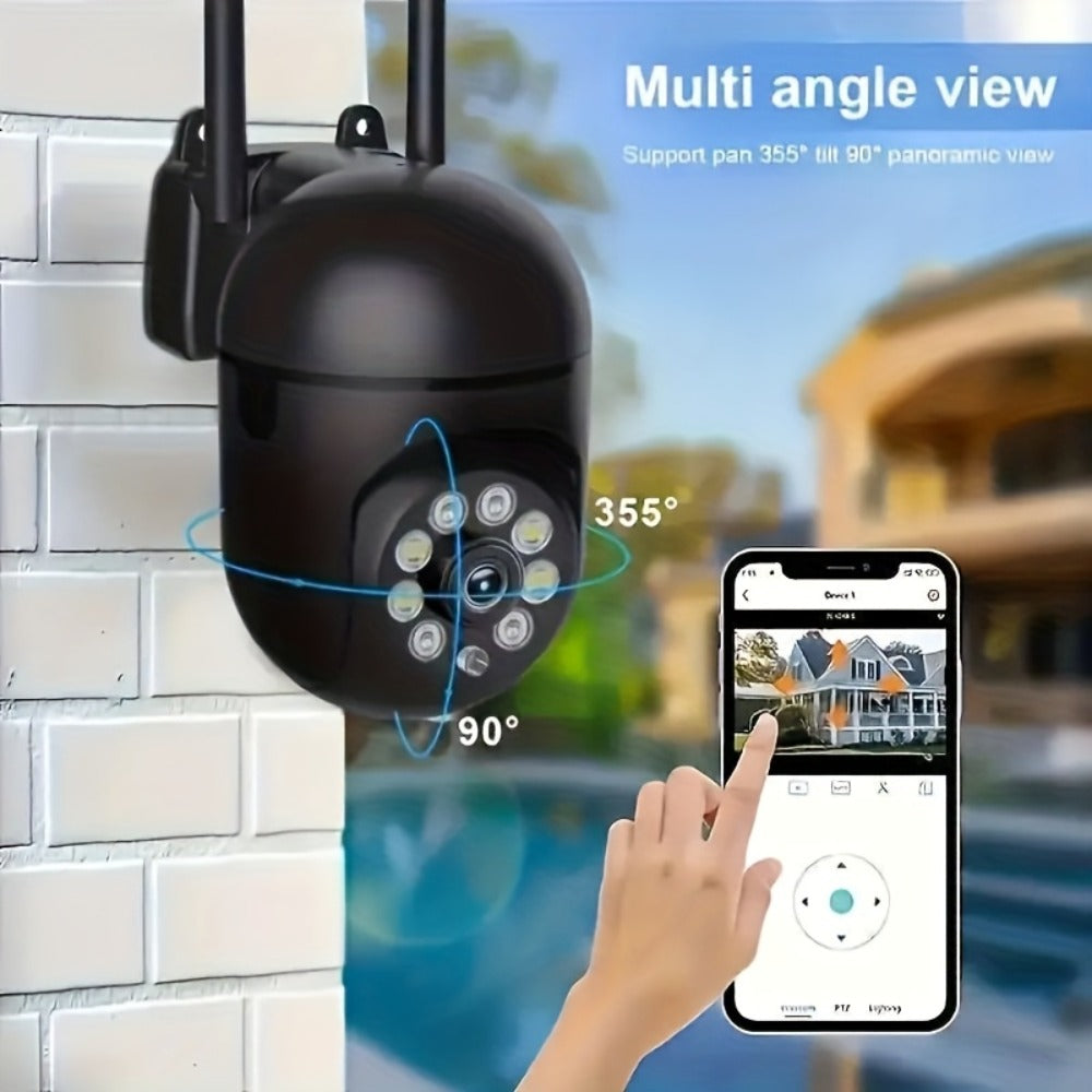 USB Powered Indoor Security Camera 1080P 360° Panoramic WiFi, Two-Way Audio, Motion Detection, SD Card & Cloud Storage – Wireless Home Nanny Baby Pet Monitoring Camera