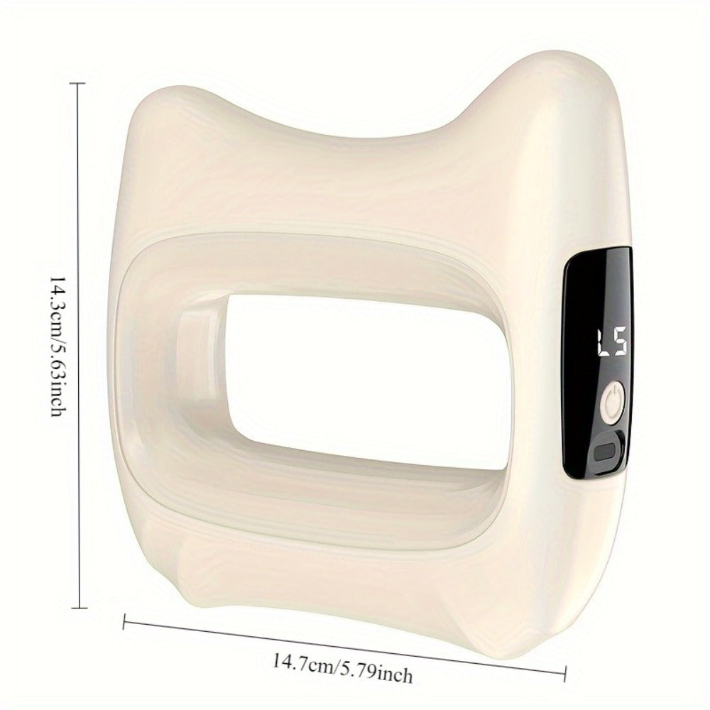Massage Ring 5-Speed Fascia Massager for Neck Waist Back Full Body Fat Burning Relaxation Fitness