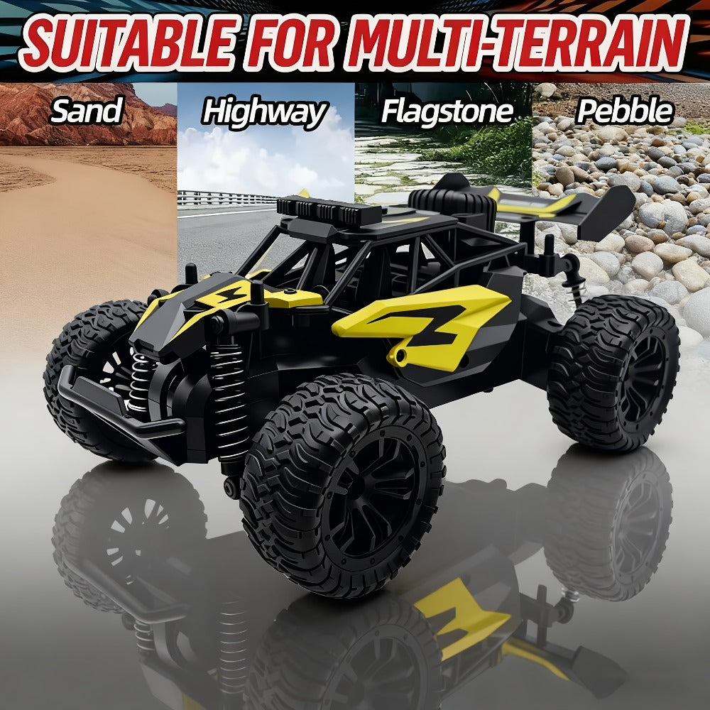 1:18 Alloy RC Monster Truck, 33 km/h with LED Lights and 2.4 GHz Control