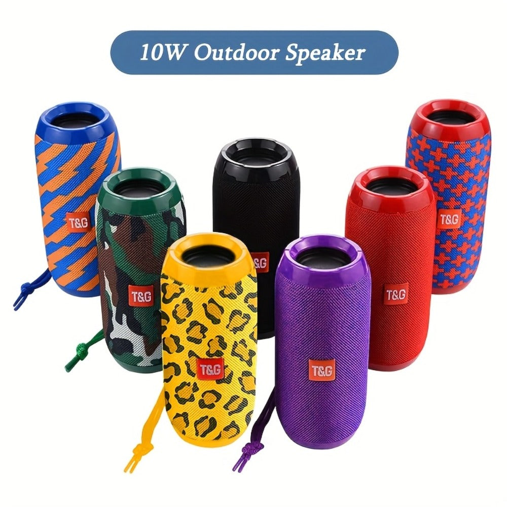TG117 IPX4 TWS Stereo Bluetooth Speaker FM TF USB Type-C Rechargeable Portable Wireless Speaker for Phone Tablet TV Outdoor Party Birthday Christmas Gift