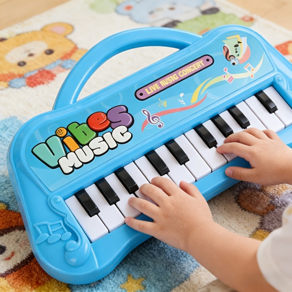Kids Mini Piano Keyboard with 13 Keys, Electronic Music Toy in Four Colors