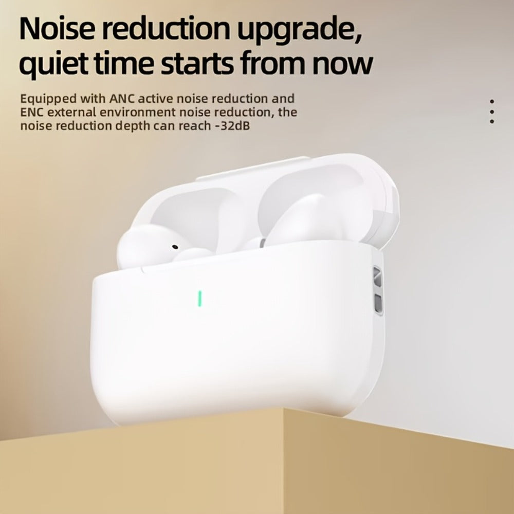 3-in-1 Wireless Earbuds Standard Translation Screen Model In-Ear Earphones Charging Case HD Calling Long Battery Life Ergonomic Compact Lightweight for Learning Study Travel Daily Use