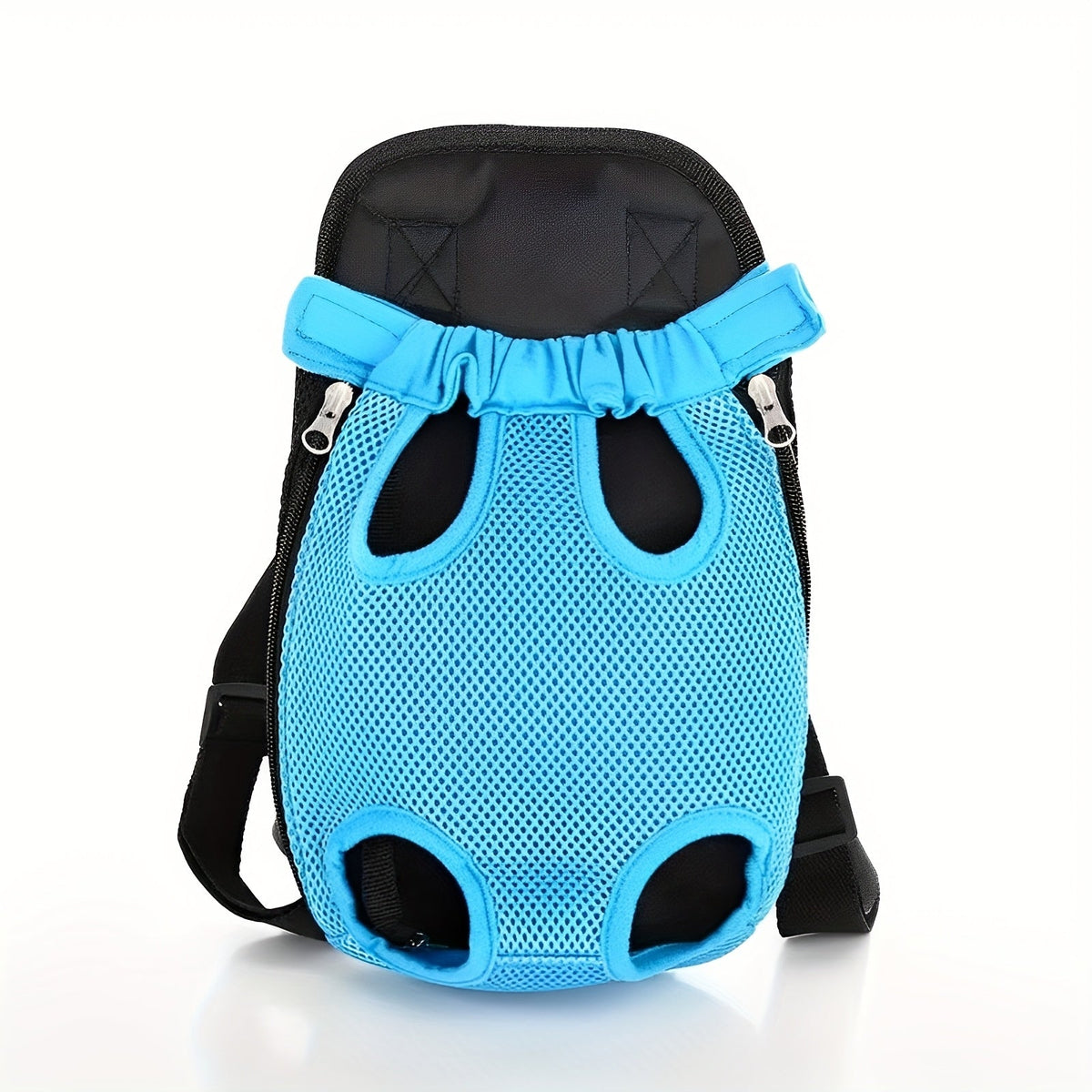 Dog Front Chest Carrier Backpack | Pet Carrying Bag for Small Dogs & Cats, Hands-Free Travel Hiking Cycling Outdoor Bag with Adjustable Straps, Breathable Mesh, Multi-Color & Multi-Size Options