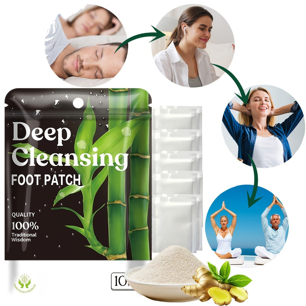 Foot Detox Pads Value Set 50pcs & 150pcs – Bamboo Vinegar & Ginger Deep Cleansing Overnight Patches, Alcohol-Free Natural Plant Formula, Green Golden Lavender Variants, Foot Care Gift for Women Men